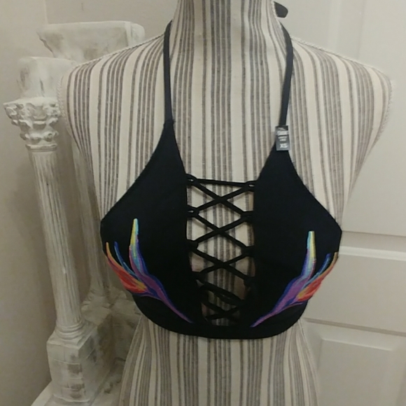 Tropical PINK Victoria's Secret Swim Bikini 👙 Top - Picture 5 of 8